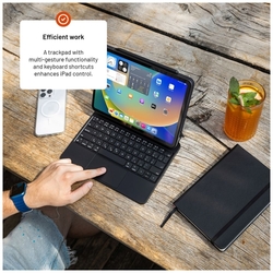 Púzdro FIXED s bezdrôtovou klávesnicou s magnetickým uchytením Typee pro Apple iPad 10.9" (10th gen), CZ, černé