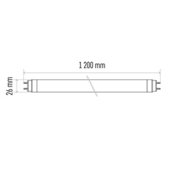LED žiarivka LINEAR T8 17,8W 120cm neutrálna biela