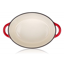Pekáč Banquet liatinový Excellent 41 x 26 x 20 cm, 6,7 l , s vekom, červený