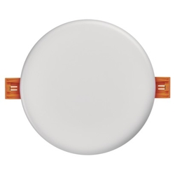 LED panel 125mm, kruhový vstavaný biely, 11 W teplá b., IP65