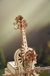 Hračka Robotime drevené mechanické puzzle Kúzelné violoncello (elektrický pohon)
