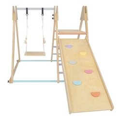 Hrací set 2Kids Toys dřevěný se skluzavkou