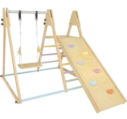 Hrací set 2Kids Toys dřevěný se skluzavkou