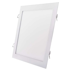 LED panel 300×300, štvorcový vstavaný biely,24W neutrálna b.
