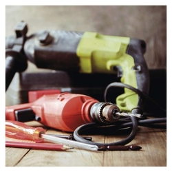 Vonkajší predlžovací kábel 25 m / 1 zásuvka / čierny / guma-neoprén / 230 V / 2,5 mm2