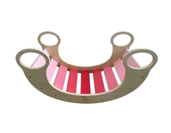 Hojdačka 2Kids Toys Montessori ružová