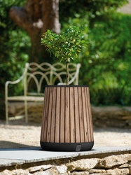 Kvetináč Keter Deco Conic walnut