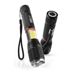 COB LED + LED ručné svietidlo P3111, 230 lm, 3× AAA, fokus