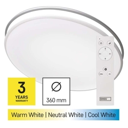 LED prisadené svietidlo ALVI, kruhové 24W, stmiev.so zmenou CCT