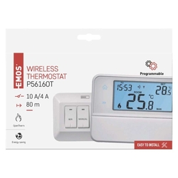 Izbový programovateľný bezdrôtový OpenTherm termostat P5616OT