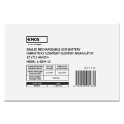 Bezúdržbový olovený trakčný aku. 12 V/15 Ah, faston 6,3 mm