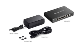 Switch TP-Link ES206GP 2x GLan, 4x GLan s PoE+, 65W, Omáda SDN
