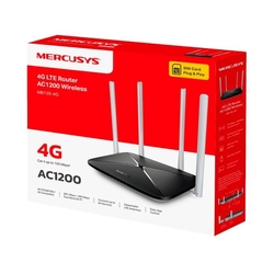 Modem TP-Link Mercusys MB135-4G AC1200, LTE s WiFi routerom, 3x LAN, 1x WAN, 1x slot SIM, 2,4/5GHz