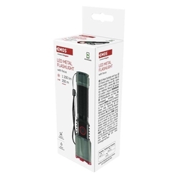 LED nabíjacie kovové svietidlo 1200 lm, 2200 mAh