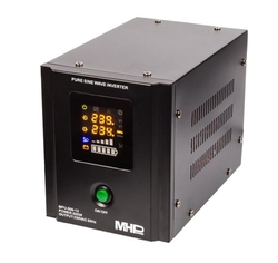 Napäťový menič MHPower MPU-500-12 záložní zdroj, 12V/230V, 500W, funkce UPS, čistý sinus