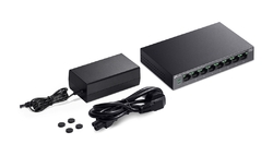 Switch TP-Link LS108GP 8x GLan s PoE+, 62W, kov