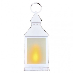LED dekorácia – 6x lampáš mliečna biela, 6x 3x AAA, vnútorný, vintage, 6ks, display box