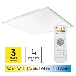 LED panel prisadený RIVI 60x60, 40W, stmiev.so zmenou CCT