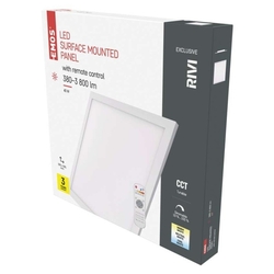 LED panel prisadený RIVI 60x60, 40W, stmiev.so zmenou CCT