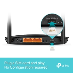 Modem TP-Link Archer MR500 LTE6 s WiFi routerom, AC1200, 3x GLAN, 1x GWAN, 1x slot SIM, OneMesh