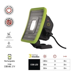 LED nabíjací pracovný reflektor P4539, 1000 lm