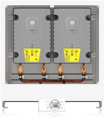 Clage E-modul prietokový ohrievač vody ISX Touch Twin: 2 × 18 - 27 kW, 400 V