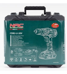 Aku vŕtačka NAC CDB2-LI-20V 2x2Ah