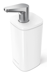 Dávkovač  Simplehuman mydla a dezinfekcie Pulse - 295 ml, biela oceľ