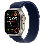 Apple Watch Ultra 2 (2024) GPS+Cellular 49mm Prírodné titánové telo - Modrý trailový ťah (S/M) / 130-180 mm