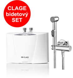 Clage MCX4 Bidet malý prietokový ohrievač vody a bidetová sprška