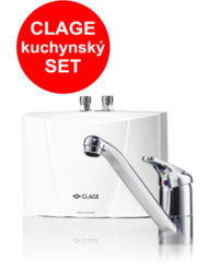 Clage M4 EKM malý prietokový ohrievač vody (4,5kW/240V)