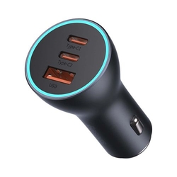 Baseus Car Charger Golden Contactor Pro C+C+U 65W Dark Gray (CGJP010013)