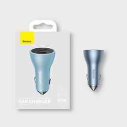 Baseus Car Charger Golden Contactor Pro C+C+U 65W Dark Gray (CGJP010013)