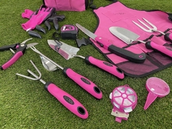 Súprava záhradného náradia Sixtol GARDEN PINK 12