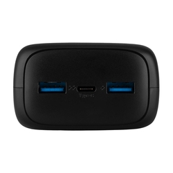 Powerbanka FIXED Zen 30 s LCD displejom a výstupom PD 20W, 30 000 mAh, čierna