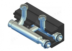 Zberač HPW-BN pre napojenie kotlových zostáv HPW-SN,MN- 1 okruh s hydraulickou výhybkou