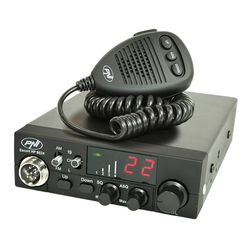 CB PNI rádiostanica HP 8024 Escort s nastaviteľným zdrojom ASQ a 12V-24V