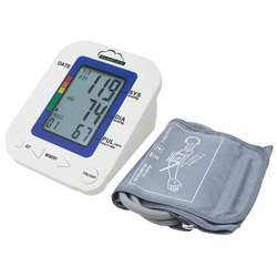 Elektronický tenzometer paže SilverCloud MB23 s LCD obrazovkou, hlasovým poplachom, displejom srdcového rytmu, rukávom 22-36cm
