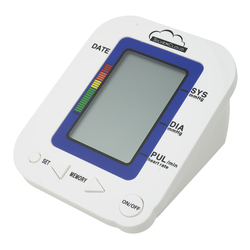 Elektronický tenzometer paže SilverCloud MB23 s LCD obrazovkou, hlasovým poplachom, displejom srdcového rytmu, rukávom 22-36cm