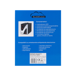 Stabilizátor napätia SilverCloud 1500VA 900W 6,8A