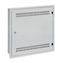 Rozvádzač Solarix LC-18 do steny s lištami 2U, 4U, 11U, 550x550 šedá RAL7035