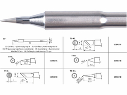 Hrot spájkovací T9-IL pre 8794511, EXTOL INDUSTRIAL