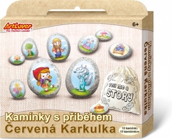ARTLOVER Kamínky s příběhem - Červená Karkulka