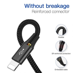Baseus Cable Fast 4-in-1 For Lightning + Type-C(2) + Micro 3.5A 1.2m Black (CA1T4-B01)