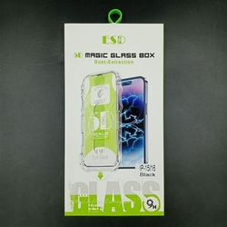 [NoName] iPhone 15/16 Screen Protector Tempered Glass 9H with installation frame Transparent
