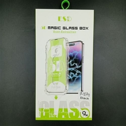 [NoName] iPhone 16 Pro Screen Protector Tempered Glass 9H with installation frame Transparent