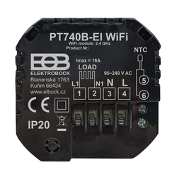 Priestorový WiFi termostat PT740W-EI WIFI