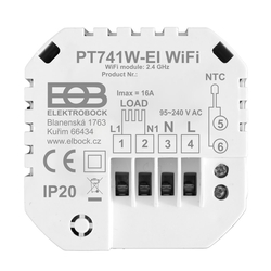 Priestorový WiFi termostat PT741W-EI WIFI