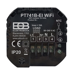 Priestorový WiFi termostat PT741W-EI WIFI