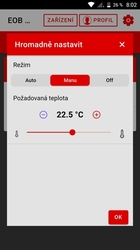 Priestorový WiFi termostat PT14-NP-P WiFi